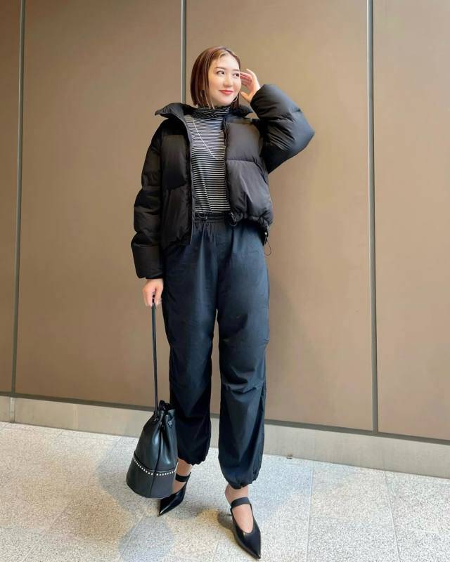 柄物トップスをアクセントにする♪