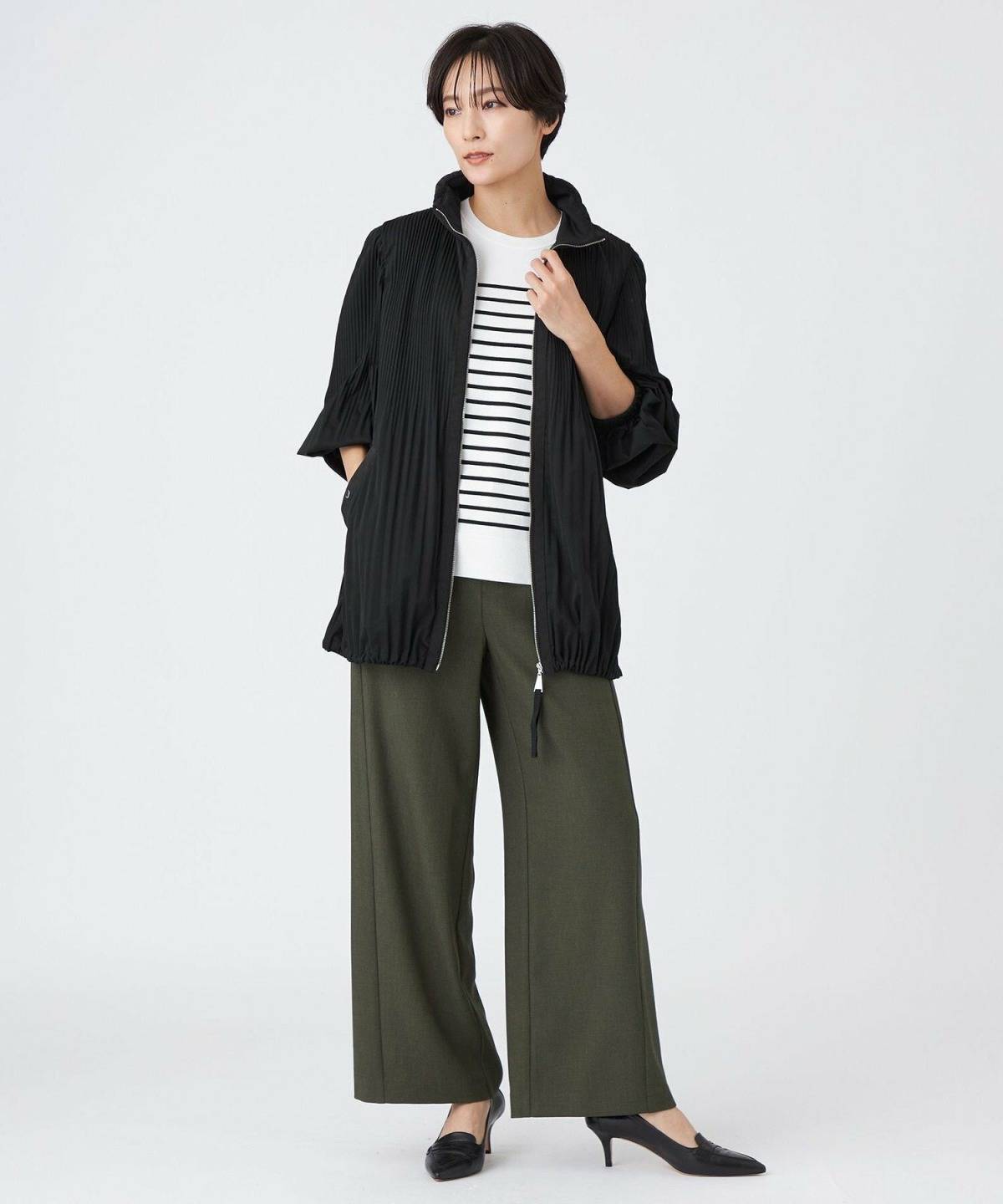 秋の動物園コーデ