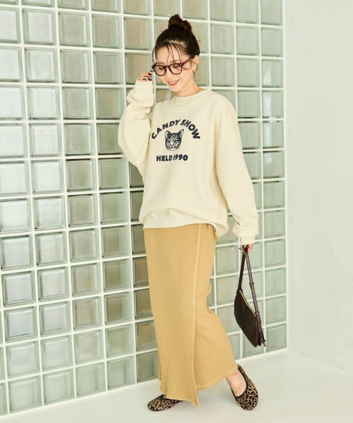 秋の動物園コーデ