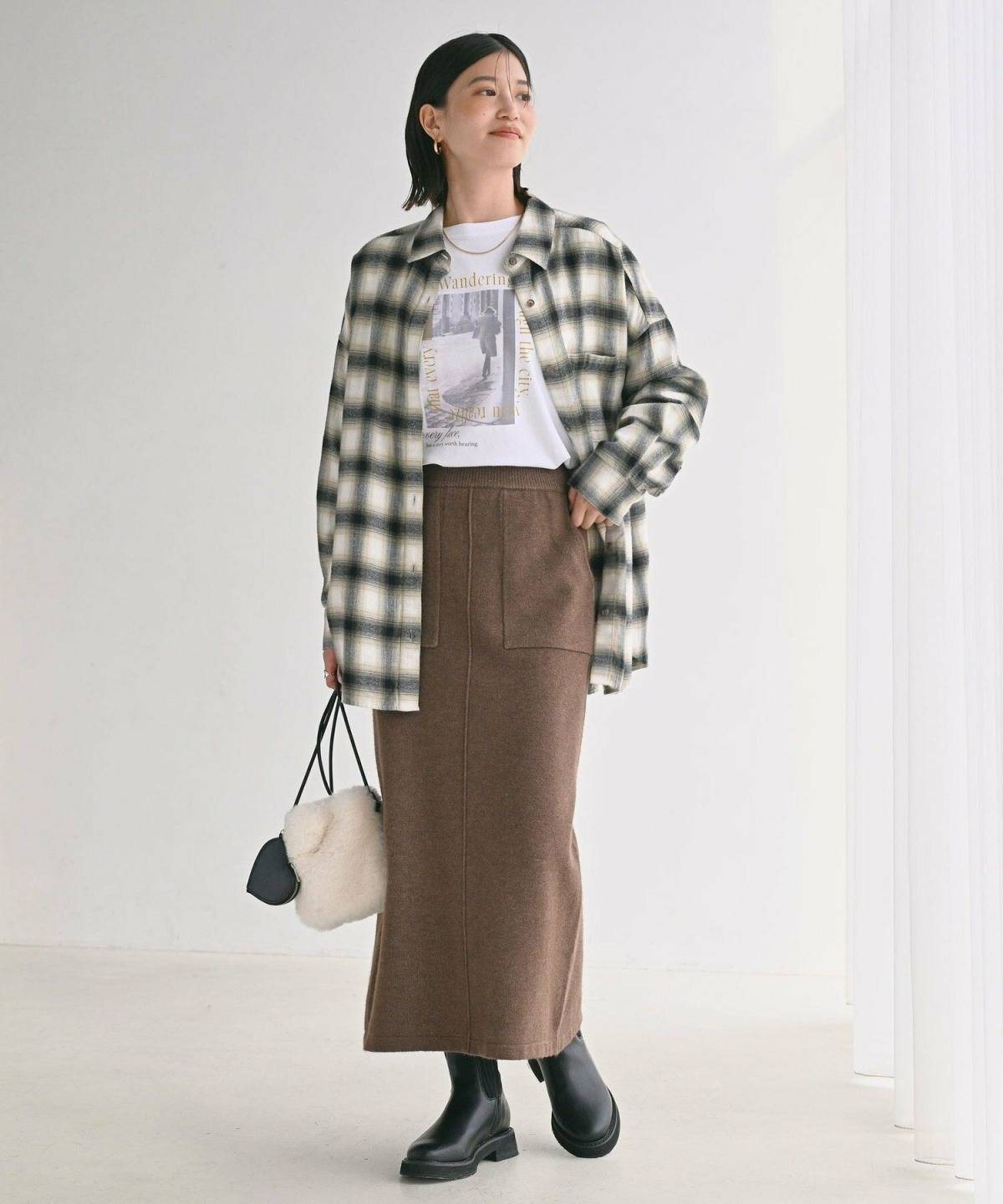 秋の動物園コーデ