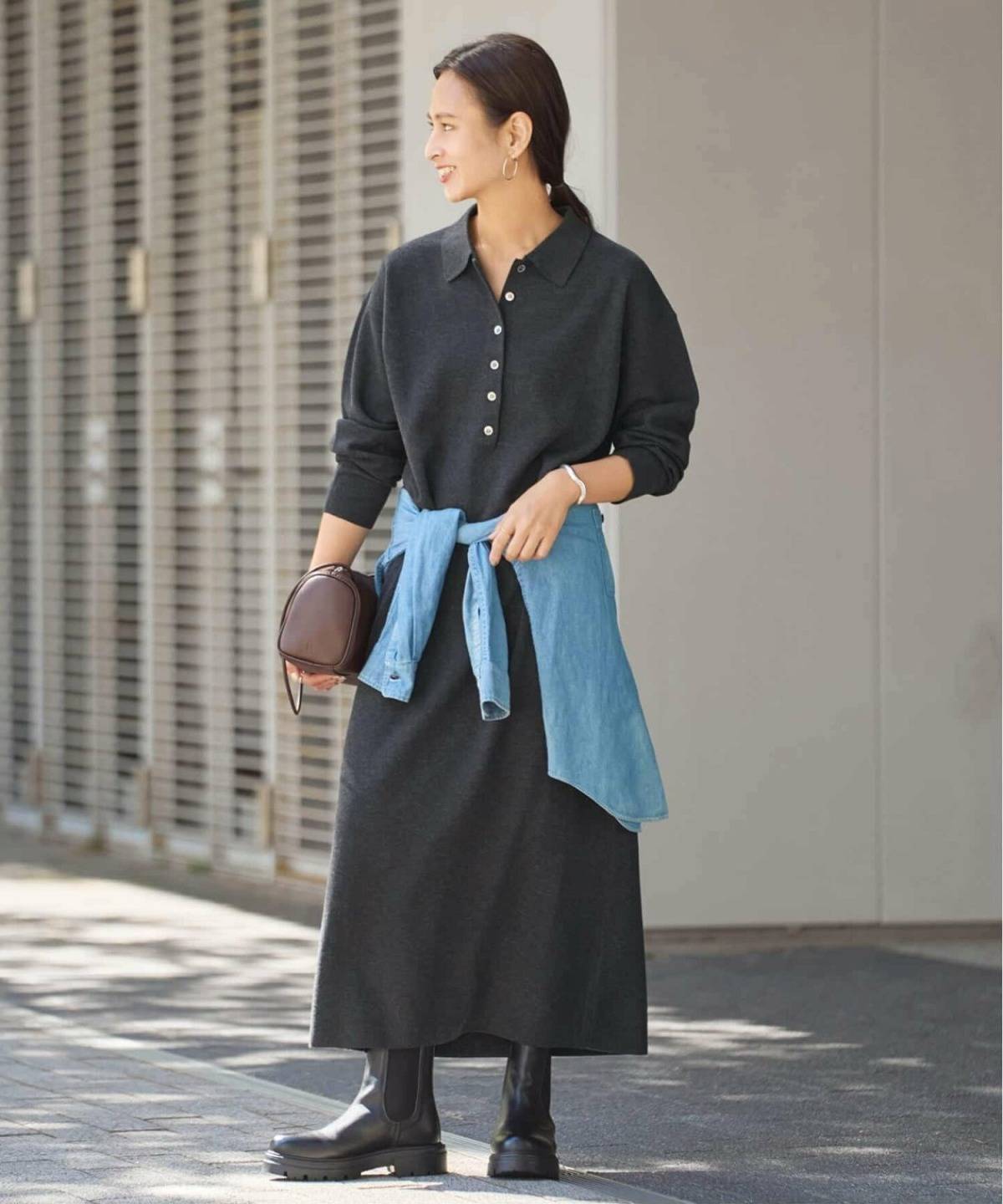 秋の動物園コーデ