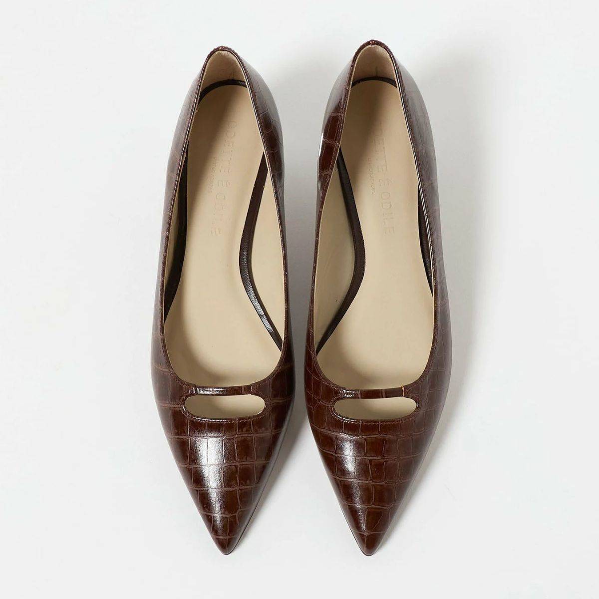 オデット エ オディール フラット パンプス