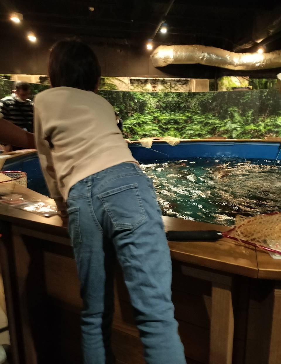 釣りをする男の子