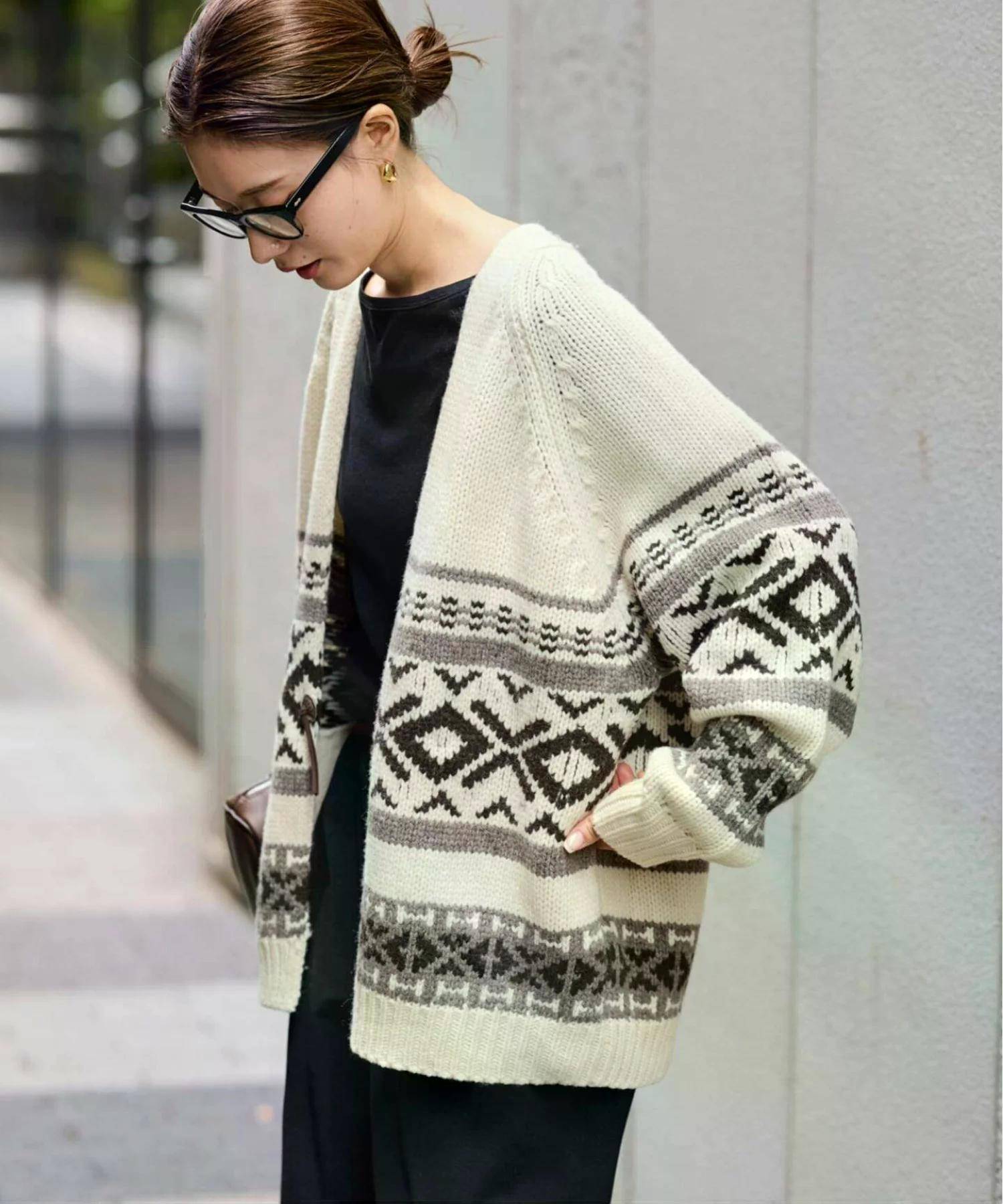 FRAMeWORK ≪追加≫ジャガードカーディガン 2