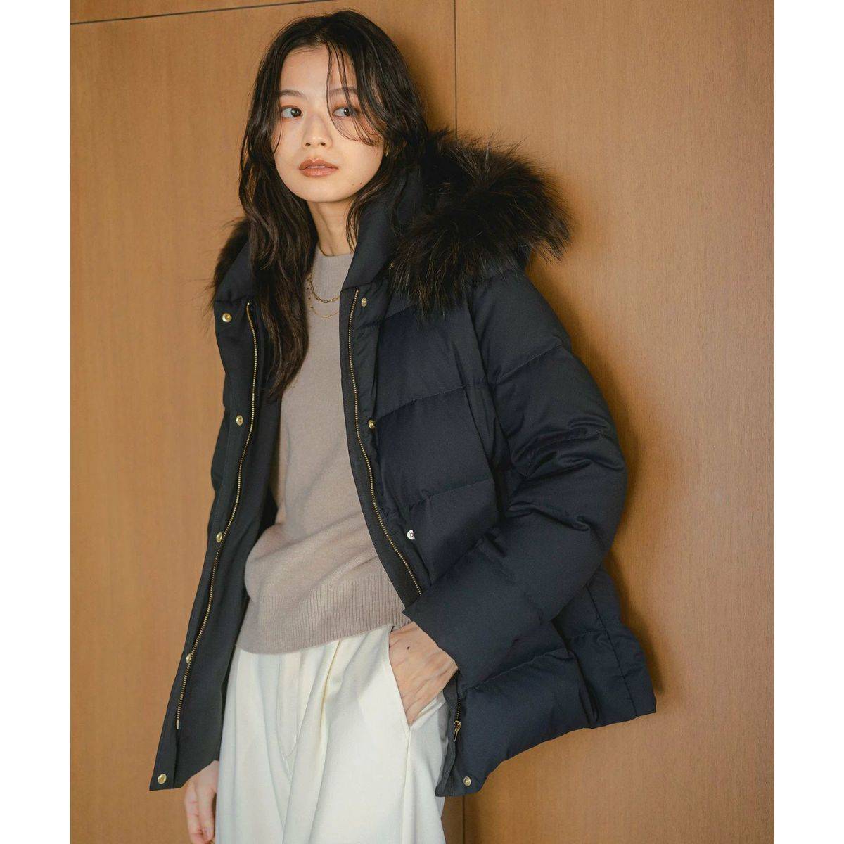 B:MING by BEAMS 河田 ミドル ダウンジャケット