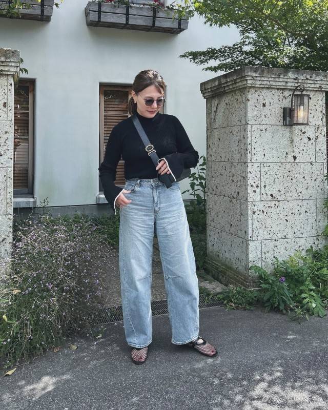 黒アイテムを合わせる♡