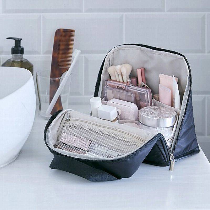 BRILMY 中身が見えて時短がかなう ズボラに優しいスタンドポーチ BOOK