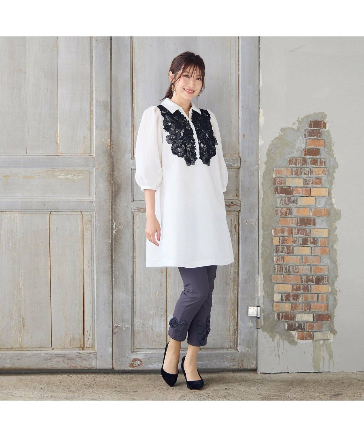 40代のレギンスコーデ