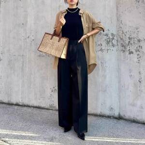 【2025年12月】持ってる人、絶対マネして！きれいめワイドパンツコーデ5選
