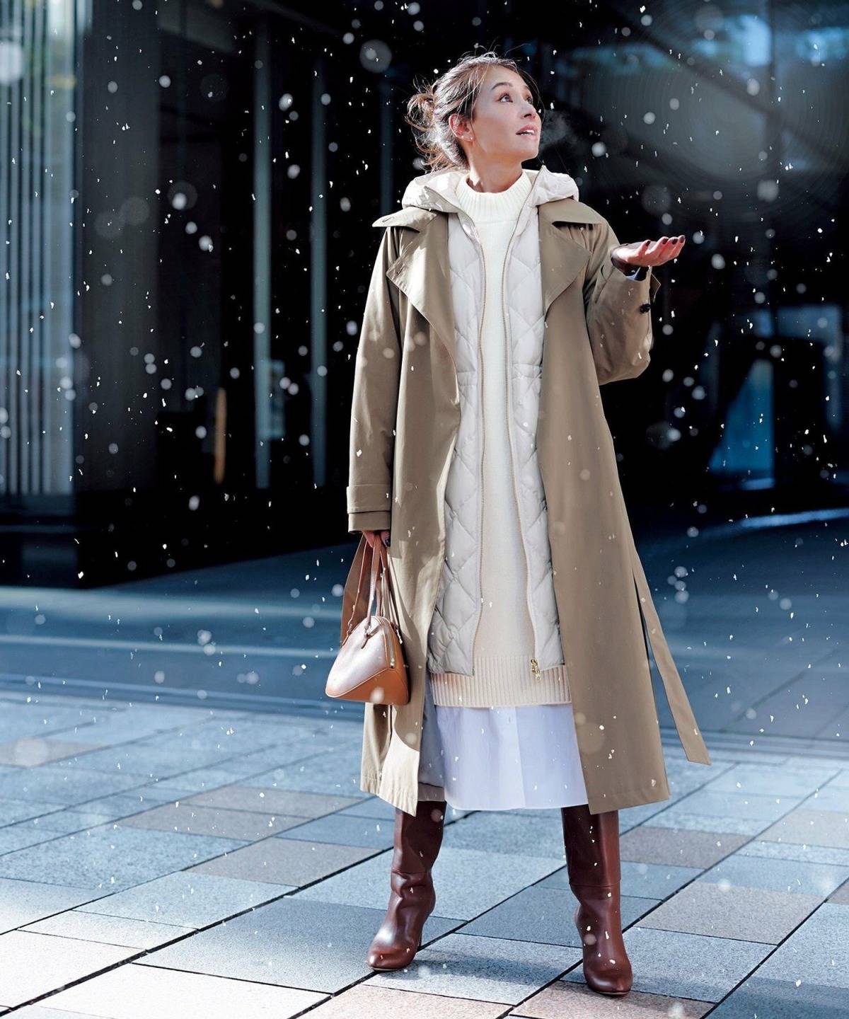 冬のロングジレコーデ