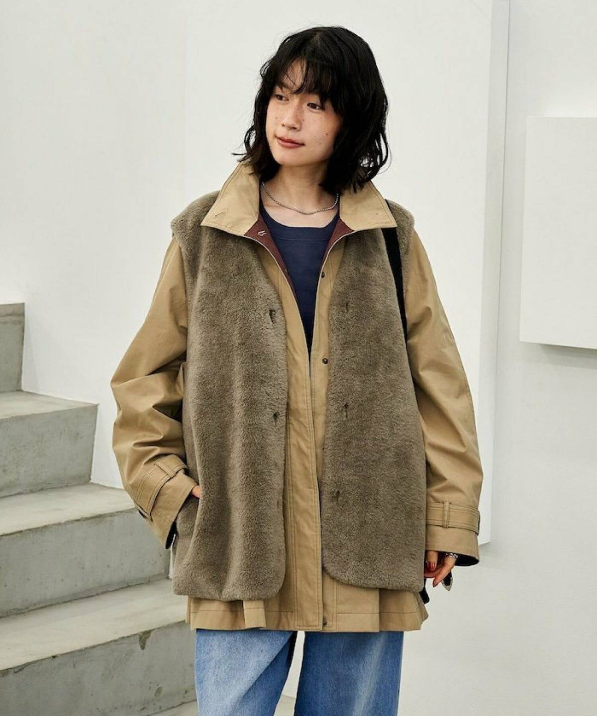 冬のロングジレコーデ