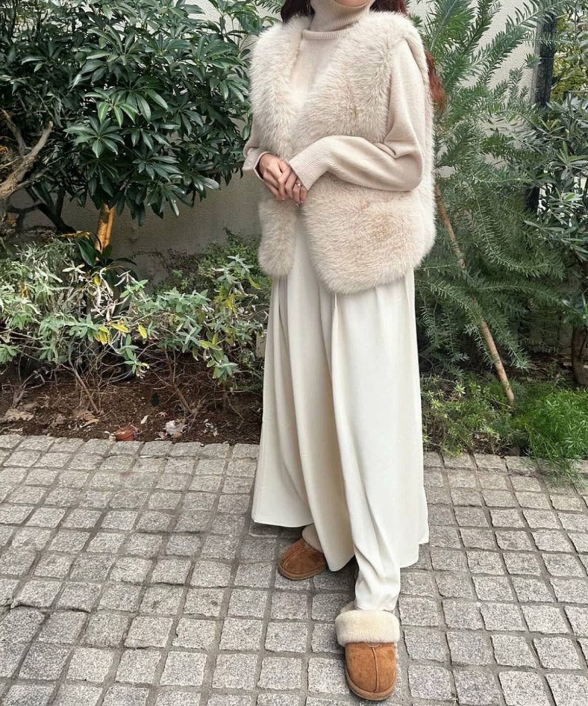 冬のロングジレコーデ