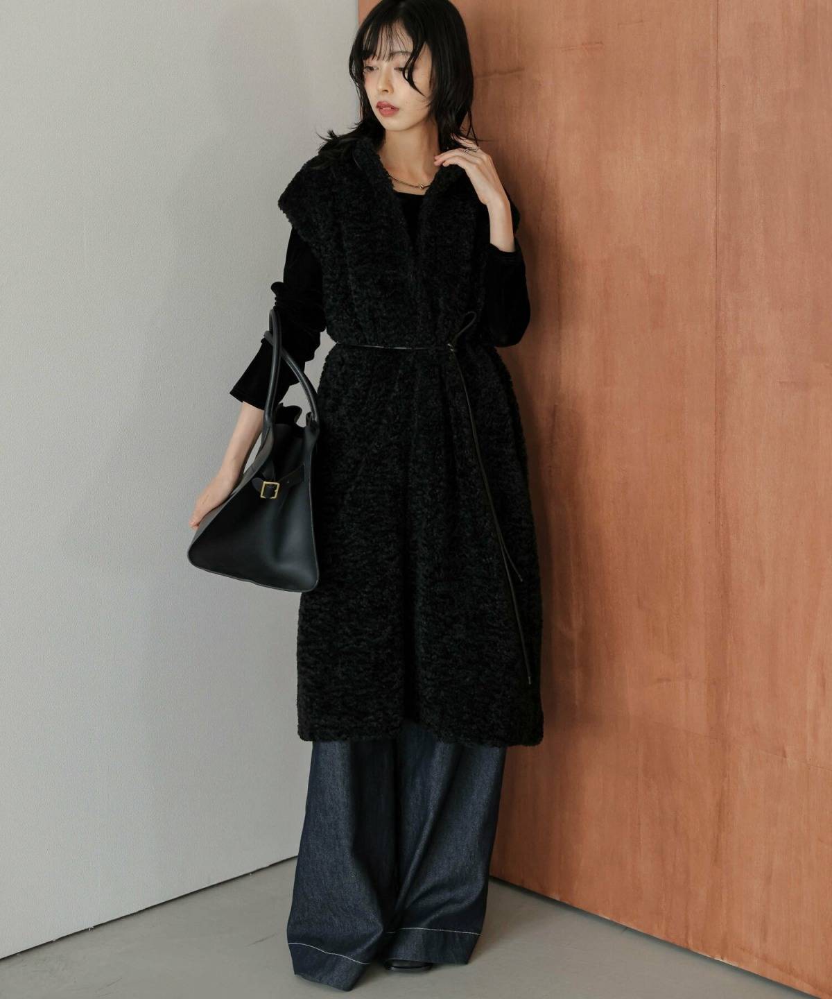 冬のロングジレコーデ