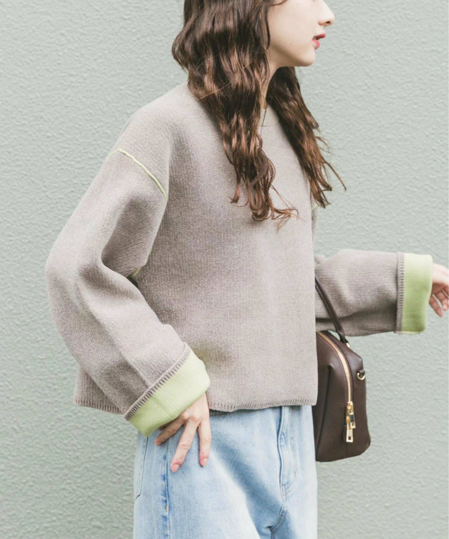 URBAN RESEARCH ITEMS 『洗濯可/毛玉防止』ダブルフェイスモールニット