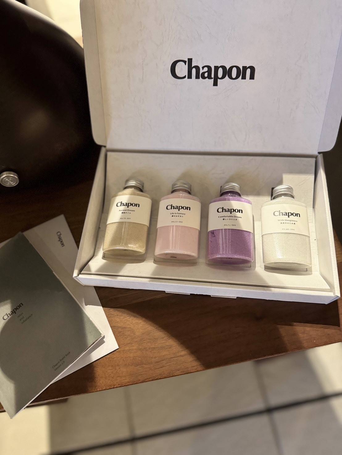 Chaponの入浴剤
