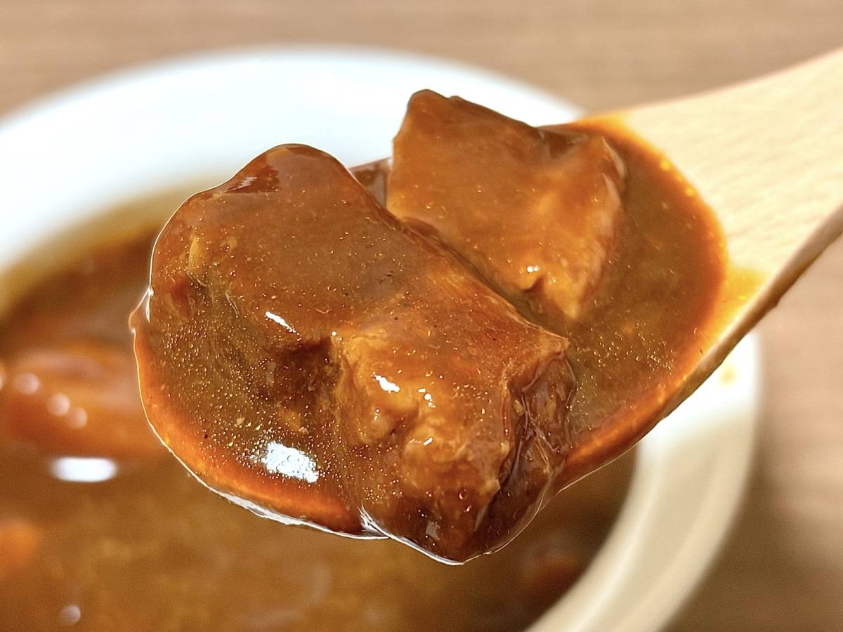 ビーフの旨みが溶け込んだコク深い味わい……♡