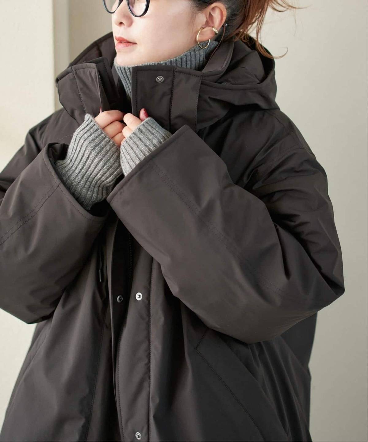 Spick & Span 2WAY撥水ダウンハーフコート