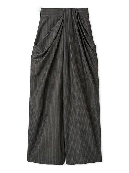 SNIDEL ハイウエストドレープパンツ