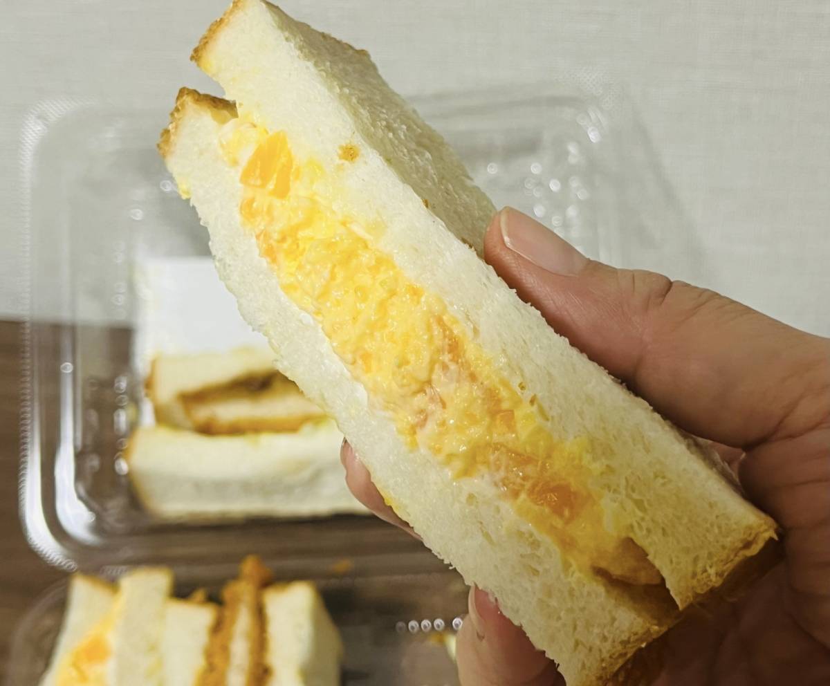 粒感がしっかりとある玉子サラダ♪