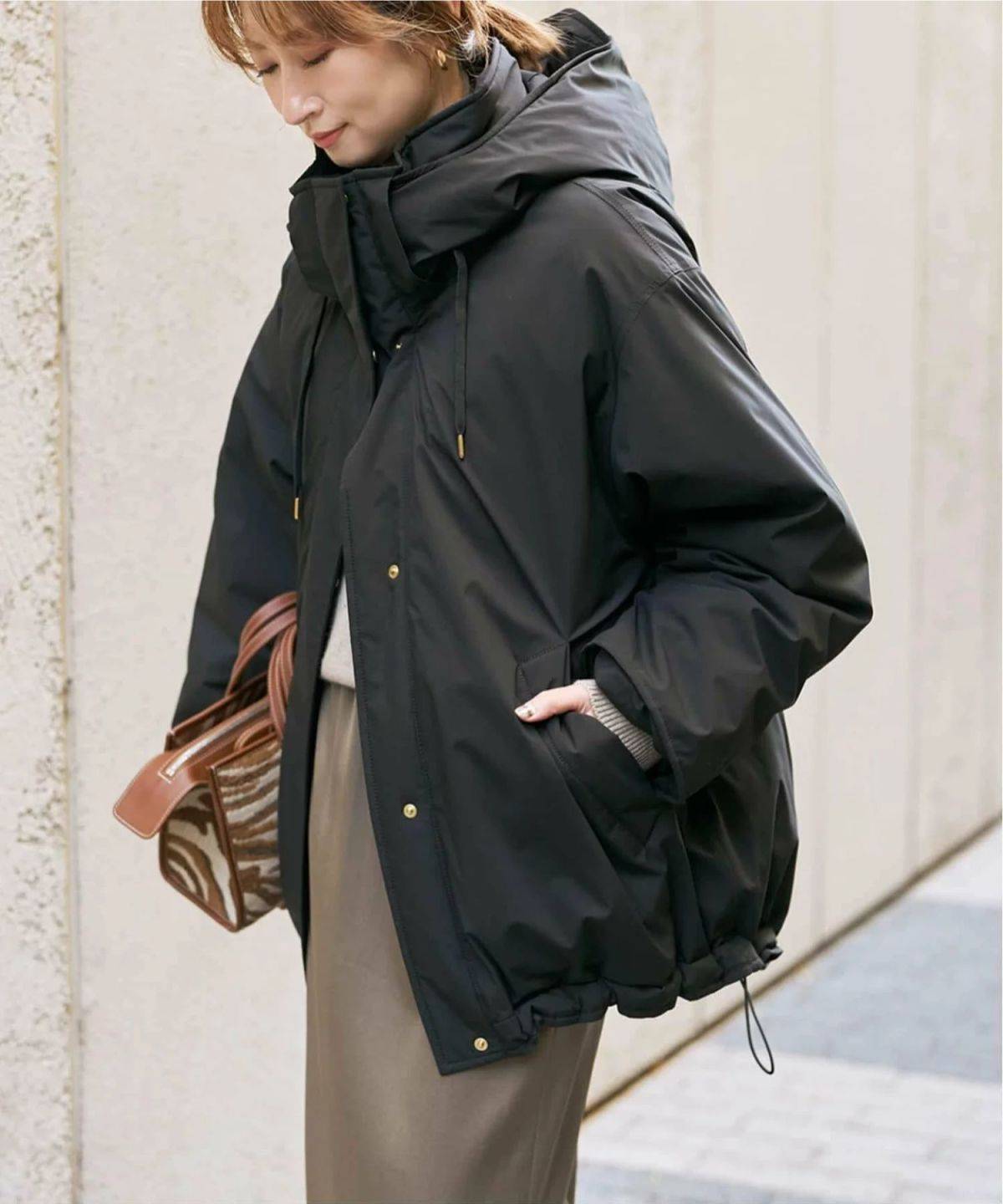 Spick & Span 《追加》2WAY撥水ダウンハーフコート