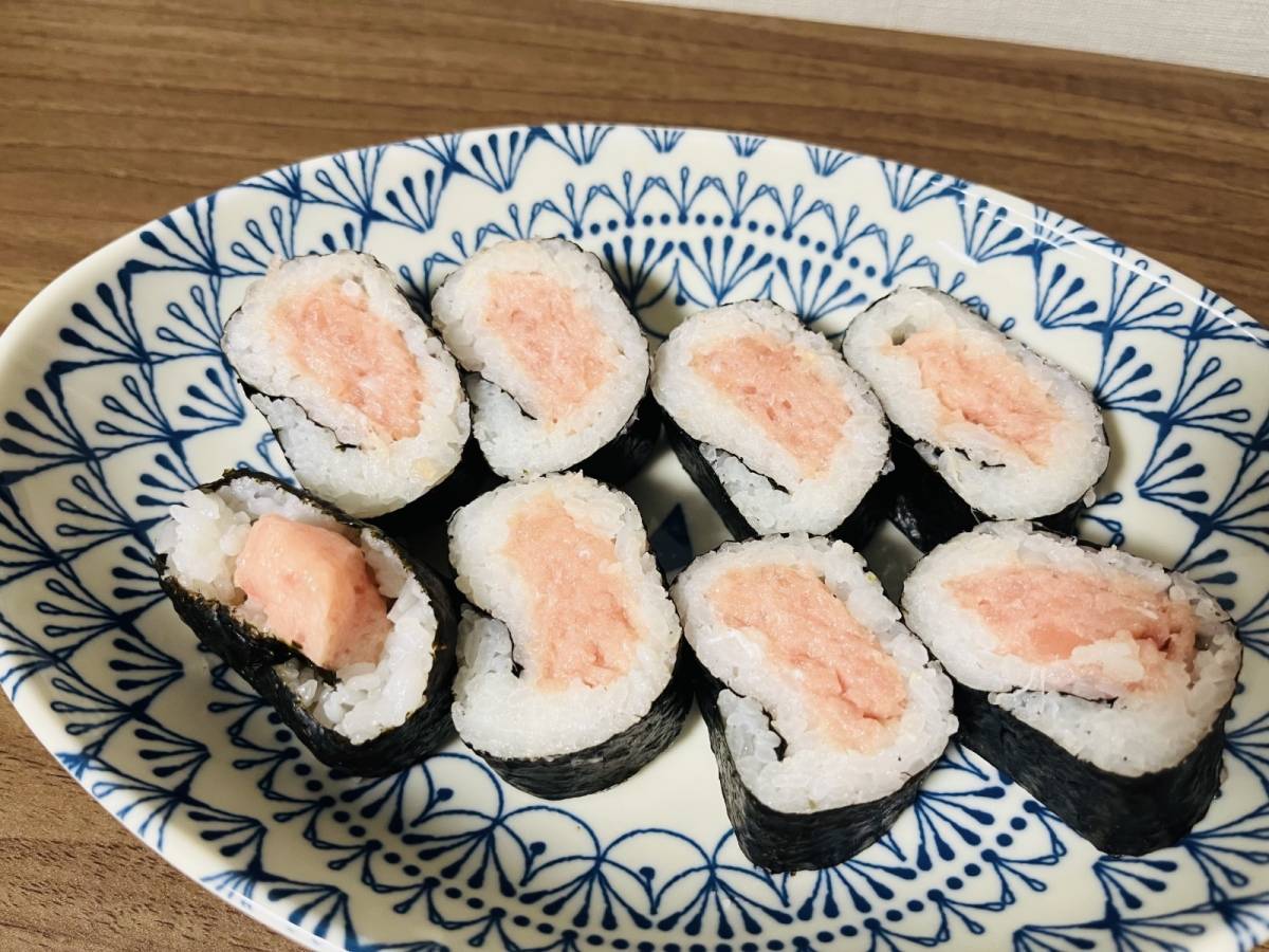 まぐろのたたきがたっぷり入ってる♪