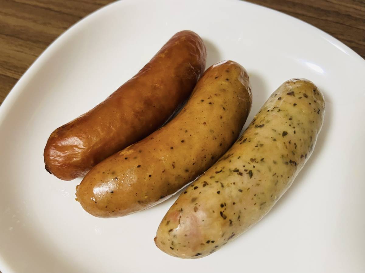 食べ応えがありそうなソーセージ！