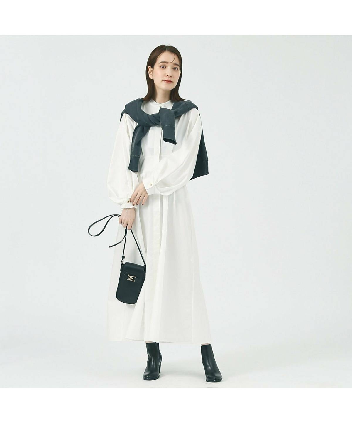 40代のサイドゴアブーツコーデ