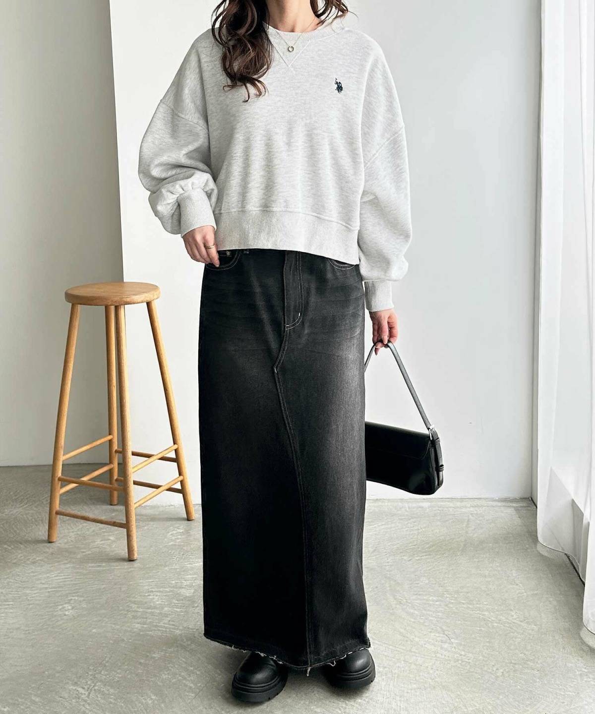 40代のサイドゴアブーツコーデ