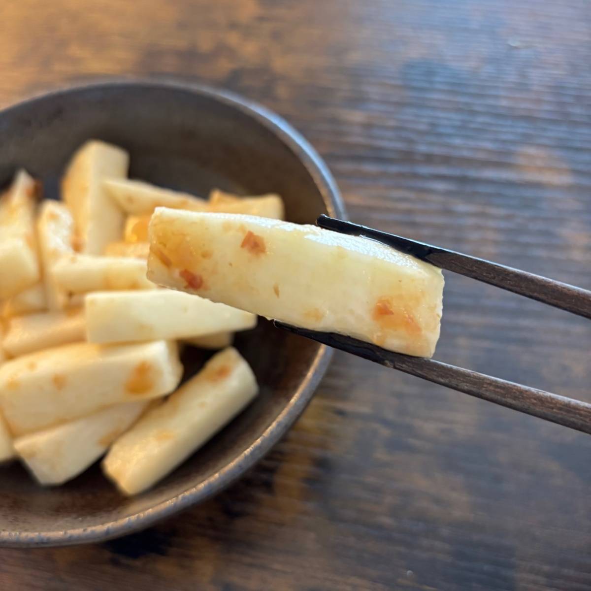 ヤマキ公式の「長いものわさび漬け」のレシピ