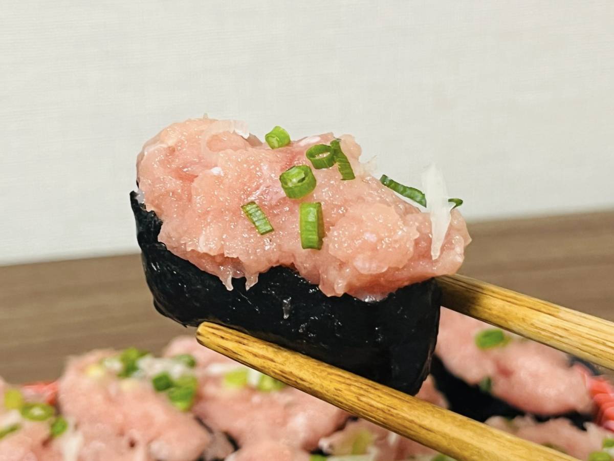 味わい深いまぐろのたたき……♡