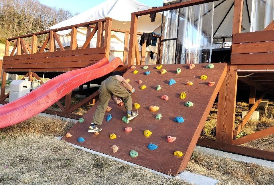 ハワイアンズグランピング マウナヴィレッジのボルダリング