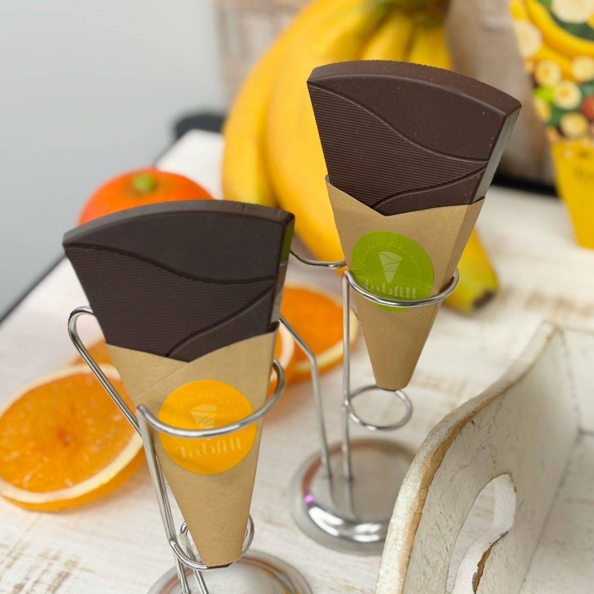 こんな形見たことない！クレープみたいなTabfillのチョコレート