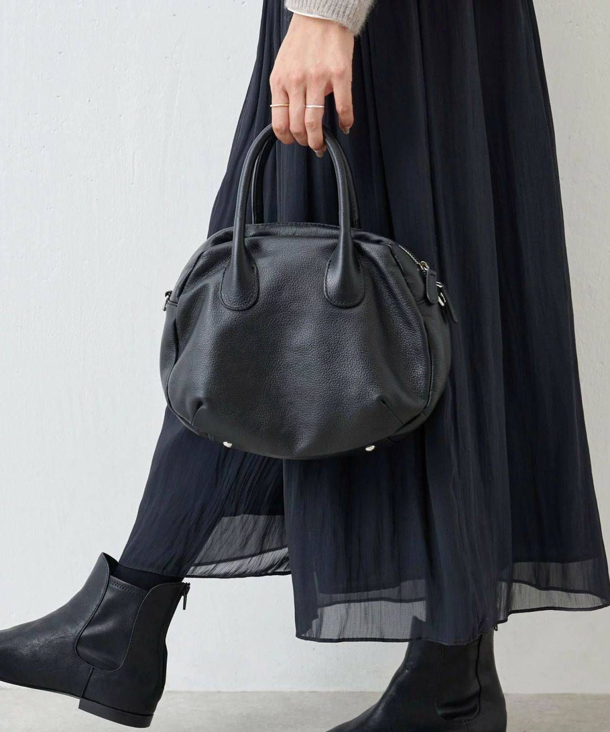 BEARDSLEY ラウンドミニボストンバック