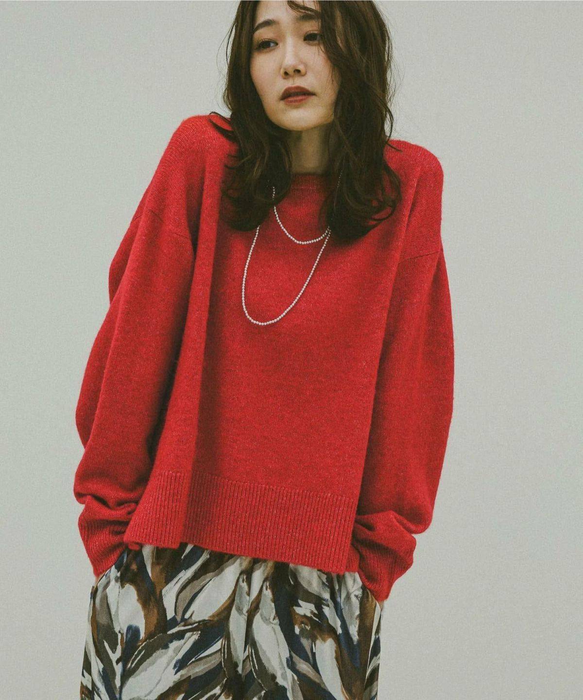 GLOBAL WORK 吉高由里子さん着用/フワフワHugmeクループルオーバー/577885