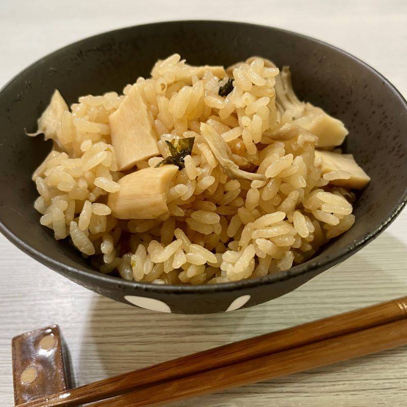 永谷園公式の「松茸風味のきのこごはん(エリンギ使用)」のレシピ