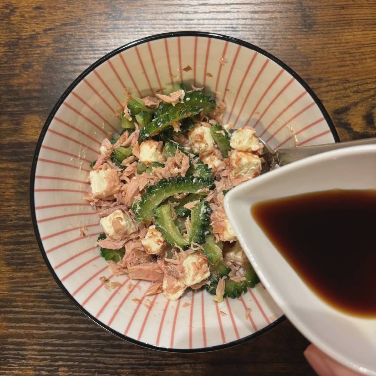 いなば公式の「ツナとゴーヤの和え物」のレシピ