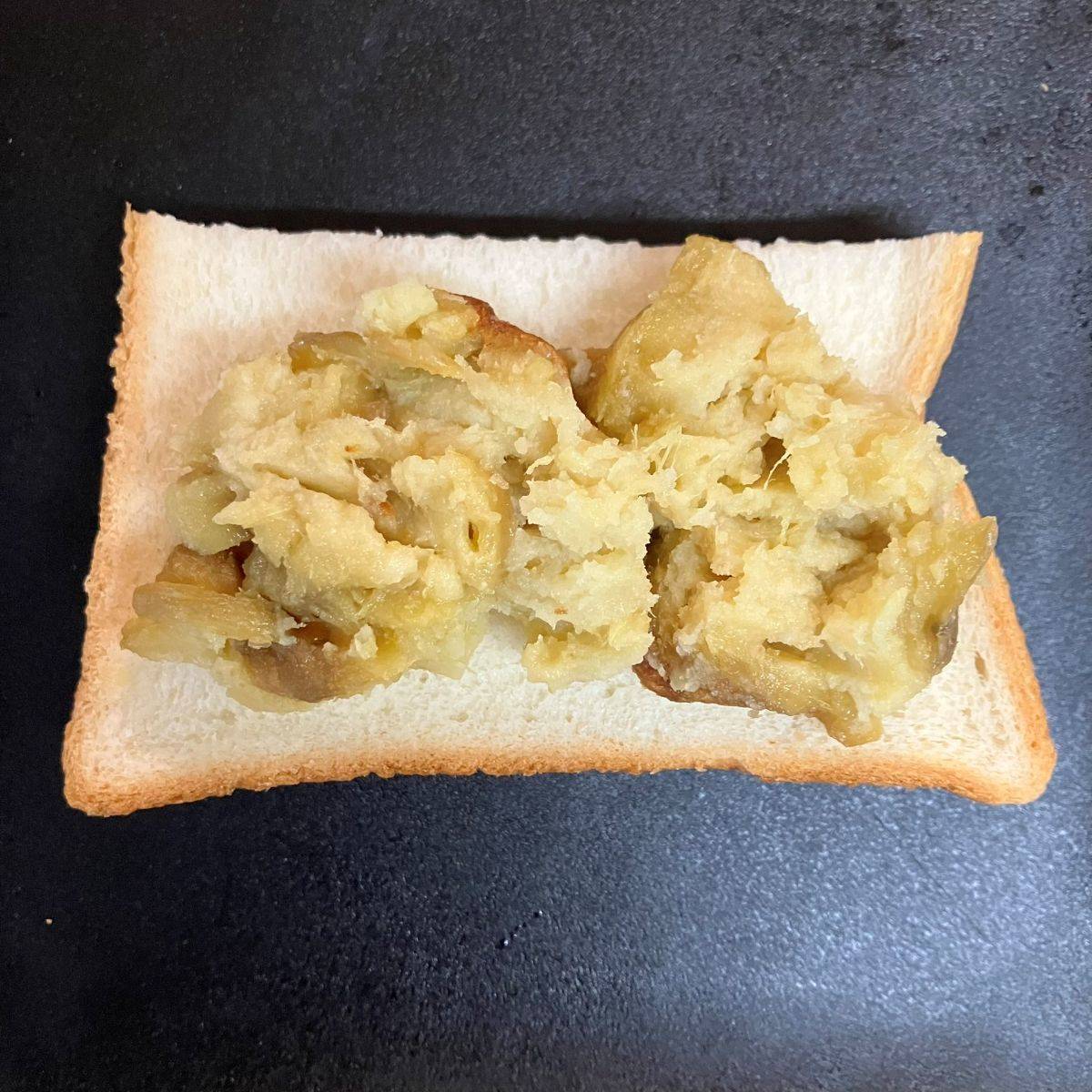 パスコ公式の「焼き芋トースト」のレシピ