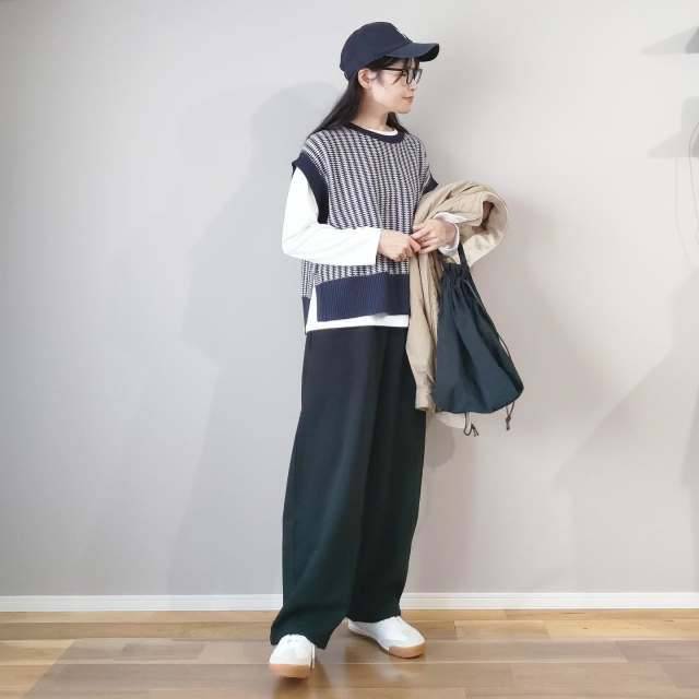 トップスの重ね着にチャレンジする♪