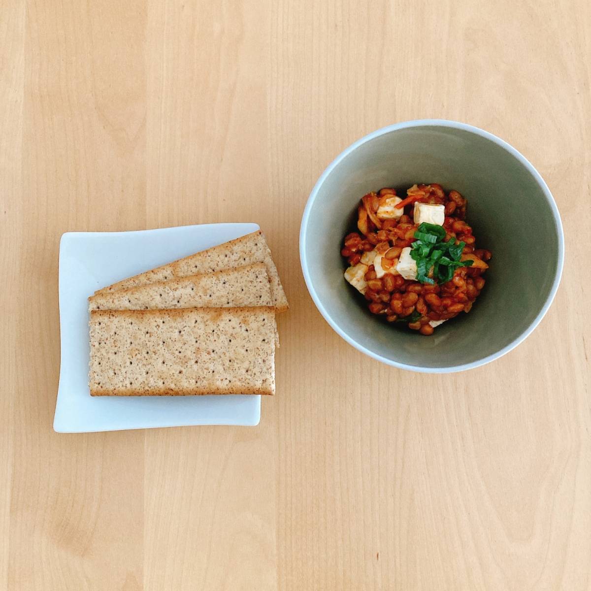 タカノフーズ公式の「クリームキムチーズ納豆」のレシピ