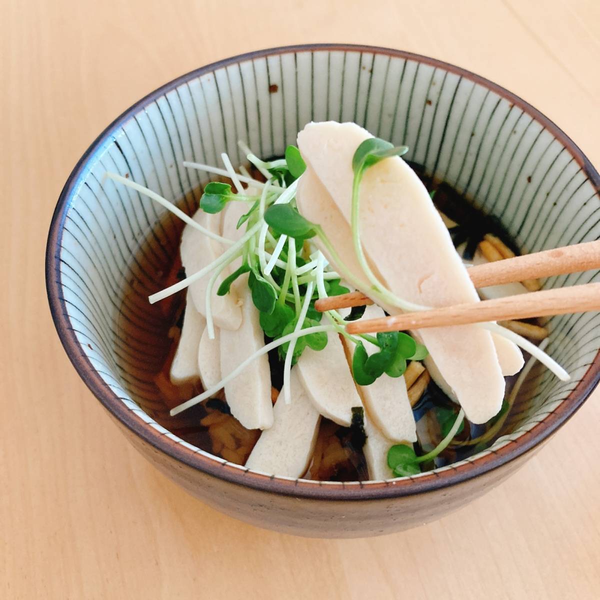 永谷園公式の「ささみと梅のさっぱり茶づけ」のレシピ