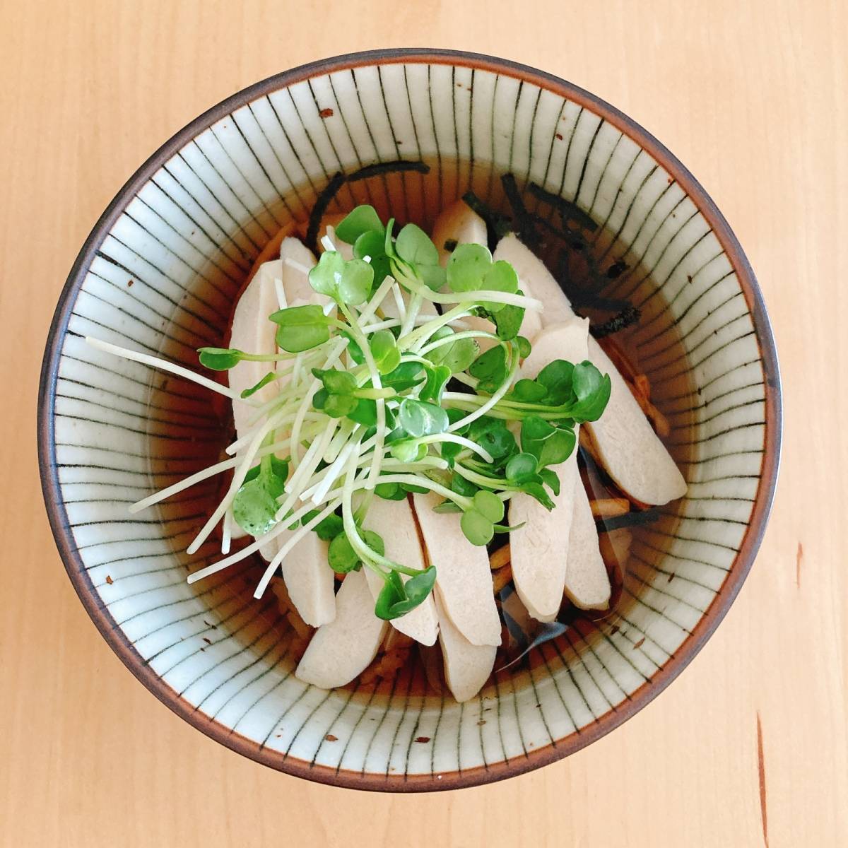 永谷園公式の「ささみと梅のさっぱり茶づけ」のレシピ