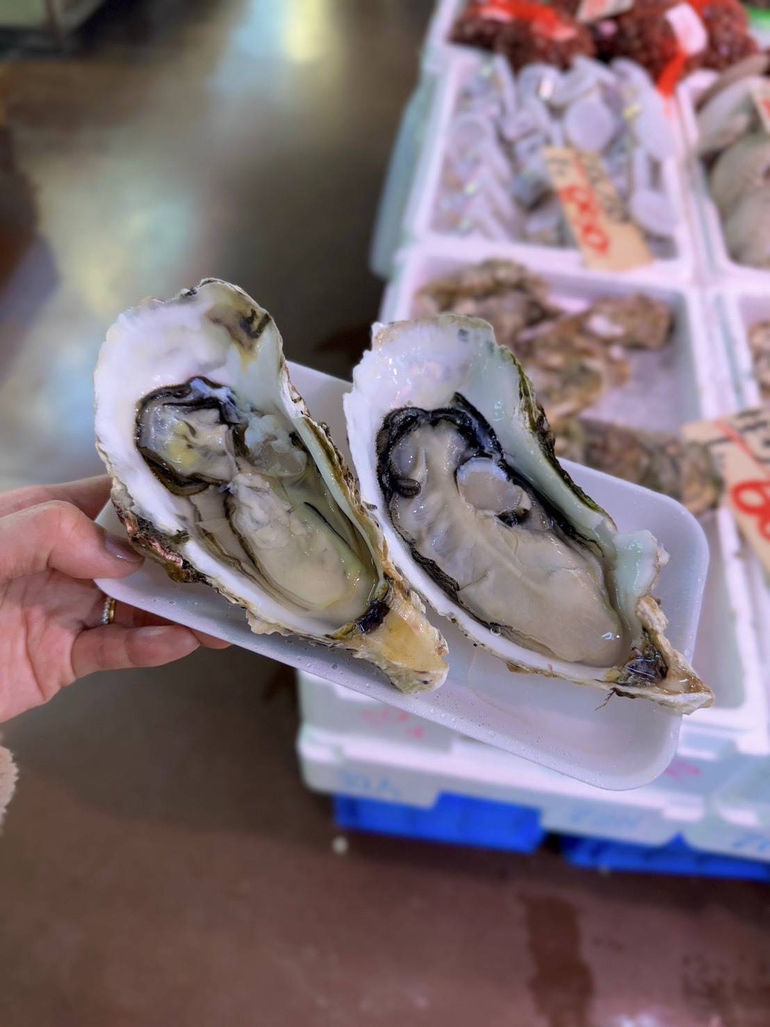 うらりマルシェの牡蠣