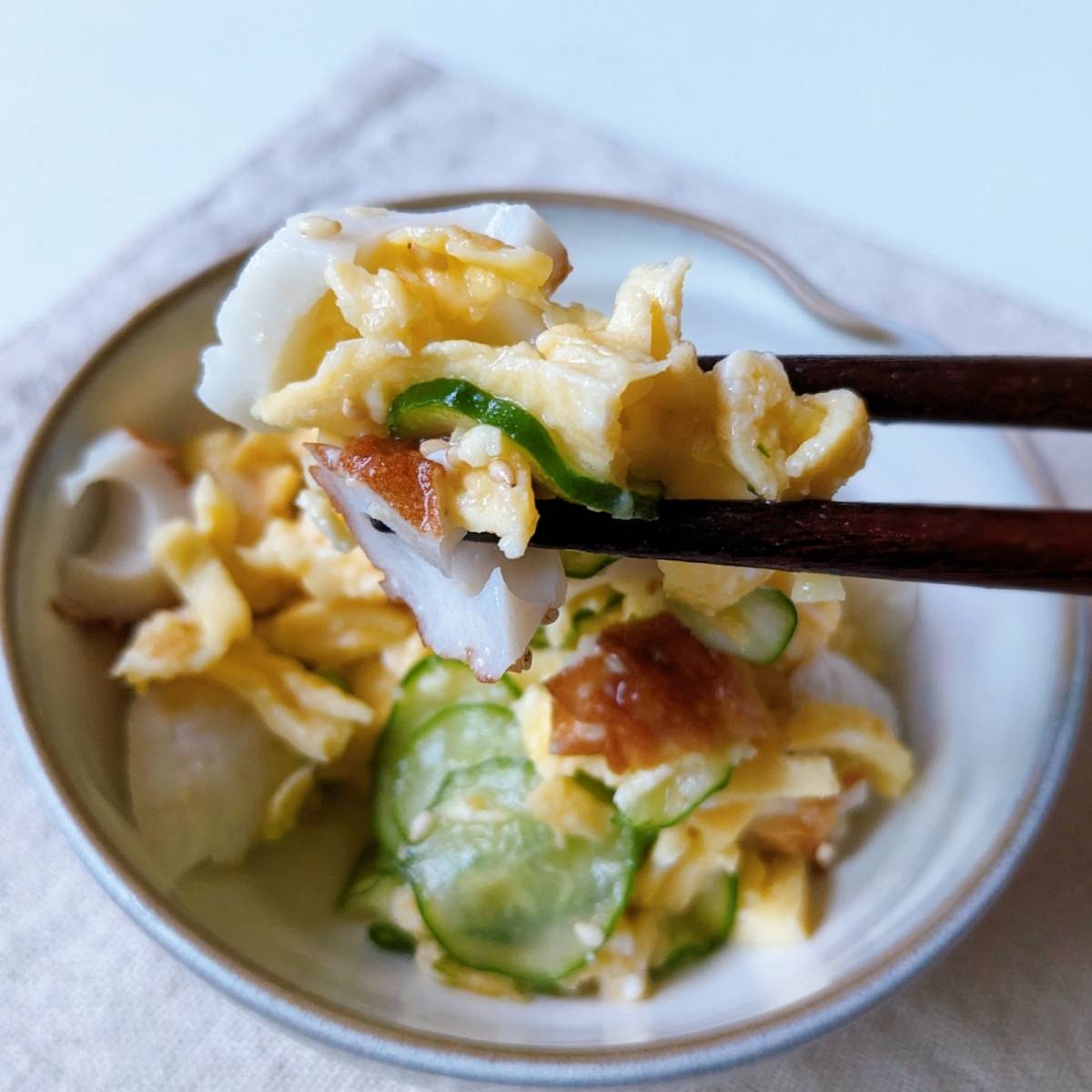 JA全農公式の「ちくわの酢の物」のレシピ