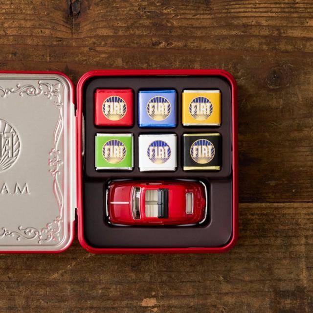 FIAT チョコレート・ミニカーセット缶 マイアーニ