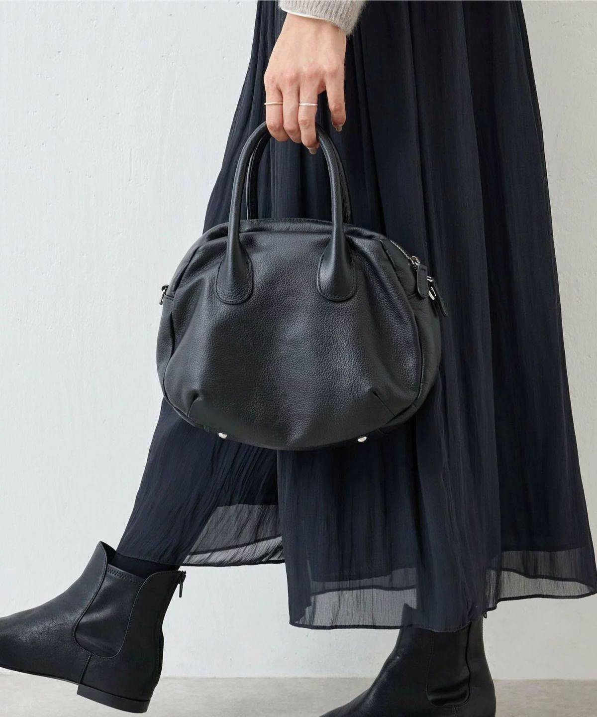 BEARDSLEY ラウンドミニボストンバック