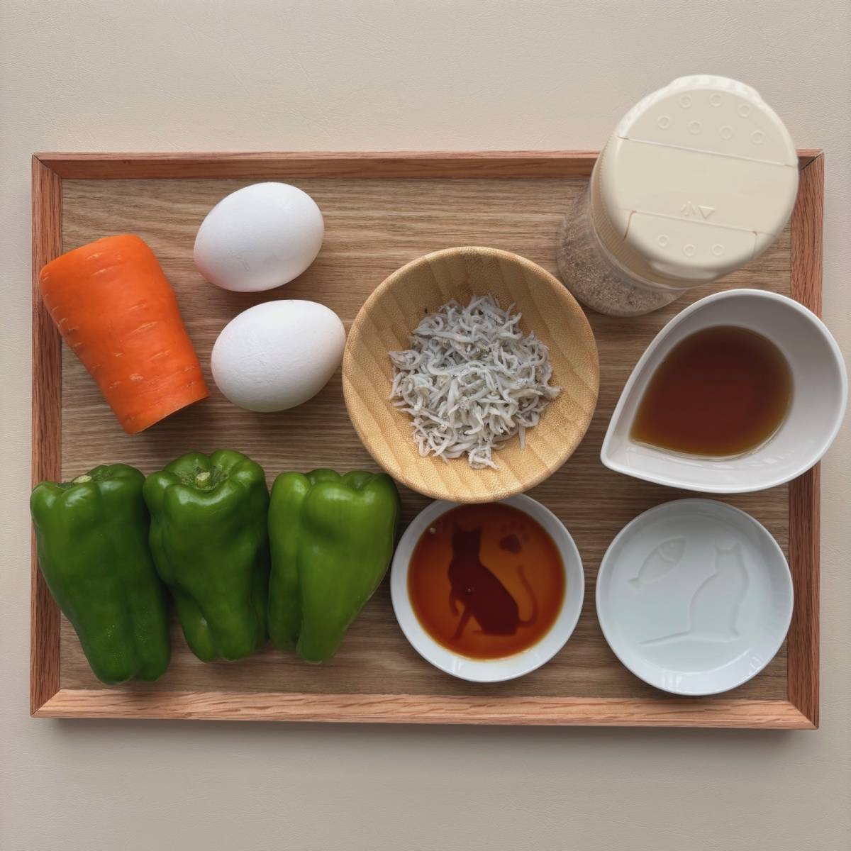 JAグループ公式の「ピーマンと人参のしらす炒め」のレシピ