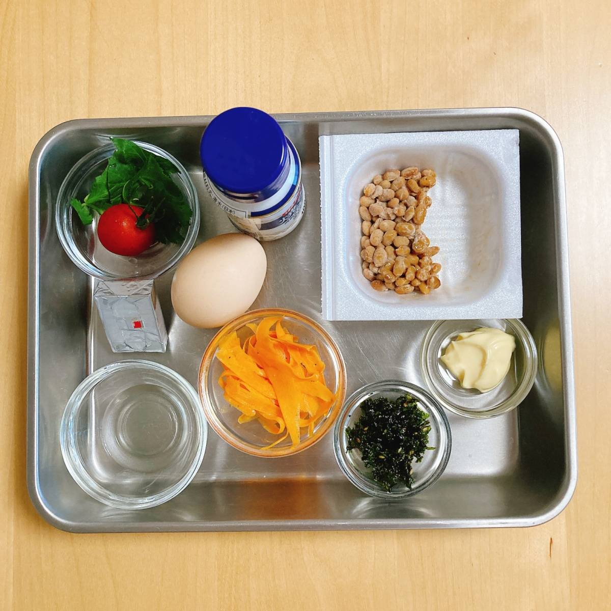 タカノフーズ公式の「まぜまぜ納豆オムレツ」のレシピ