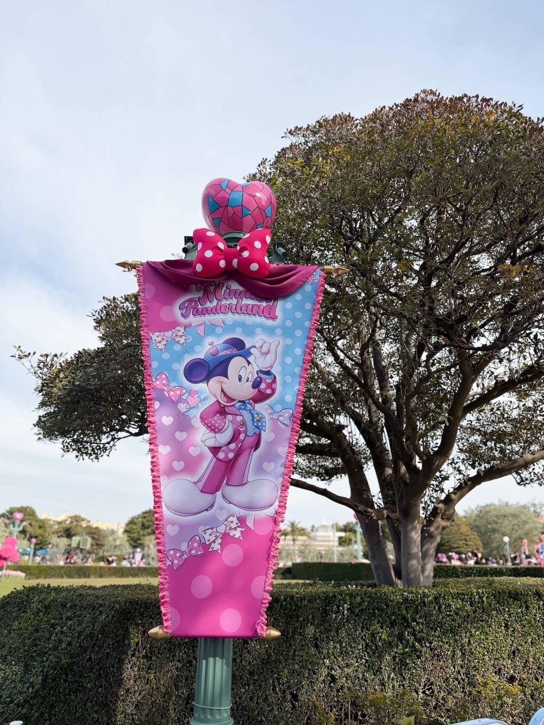 ディズニー・パルパルーザ “ミニーのファンダーランド”のデコレーション