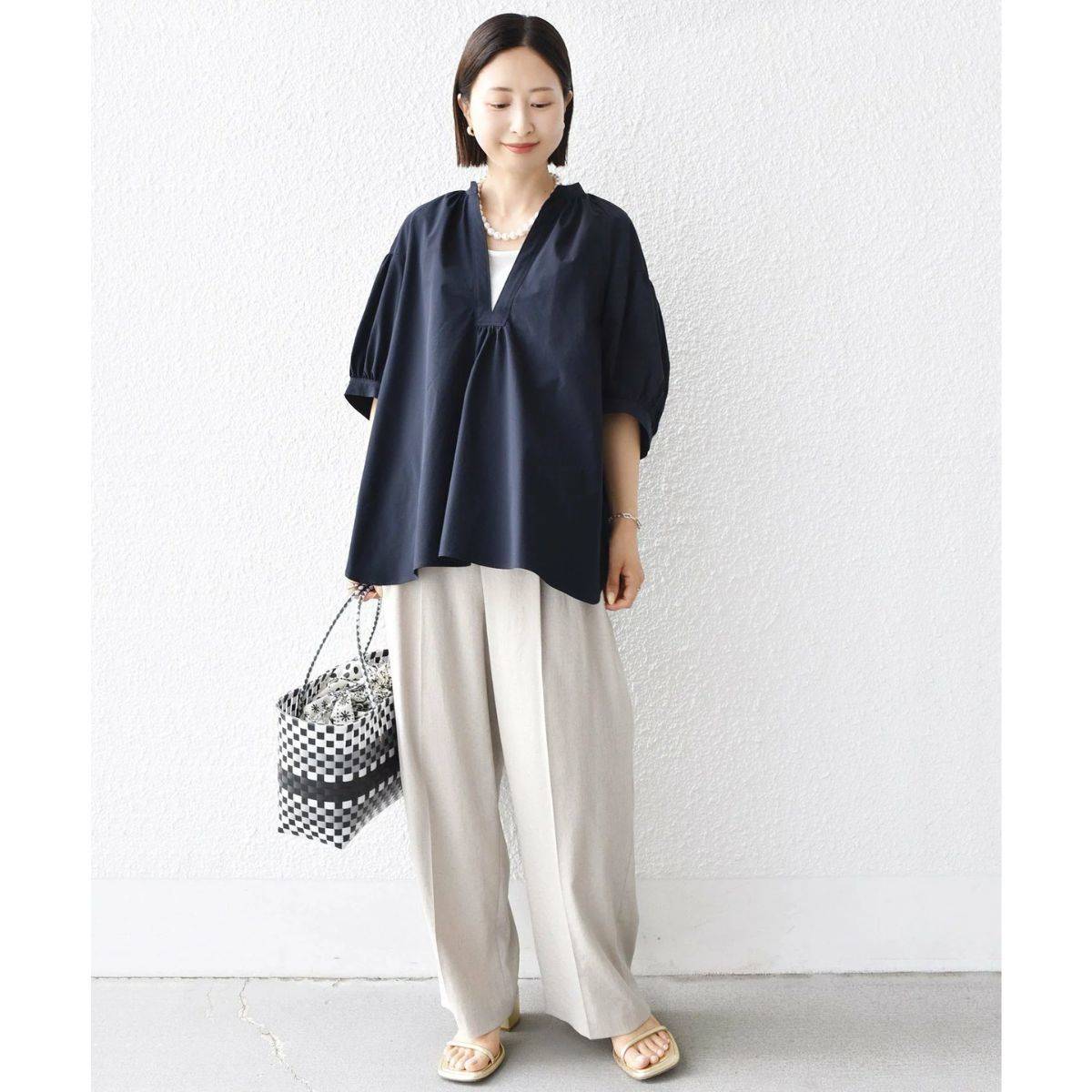 授業参観の夏コーデ