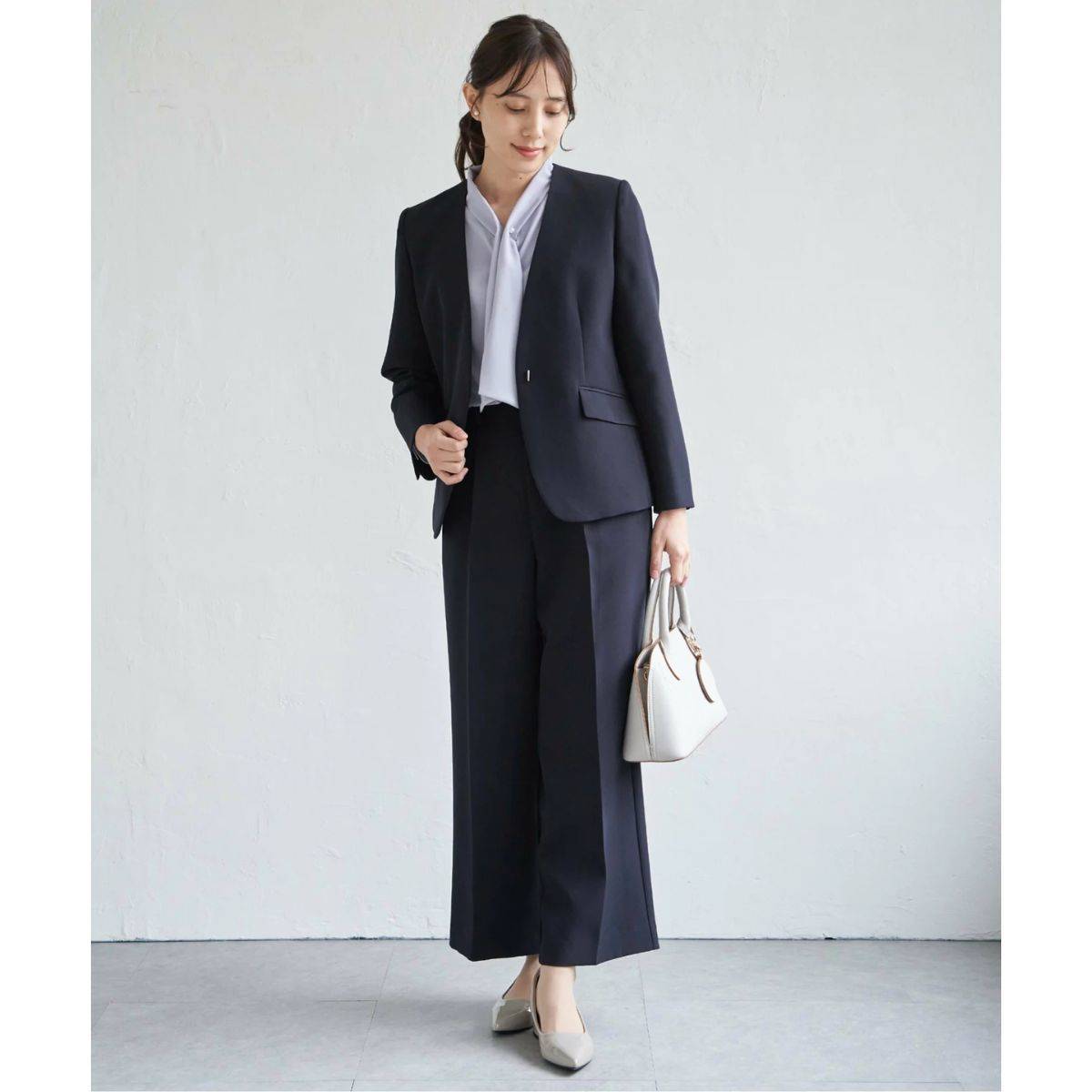 授業参観の冬コーデ